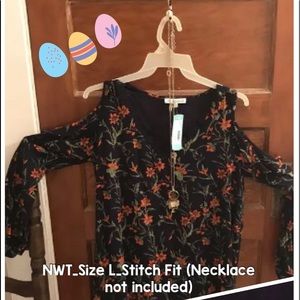 Ladies shoulder dress